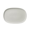 Assiette rectangulaire en grès - 33 x 23 cm - Série One Light Rock (lot de 4)