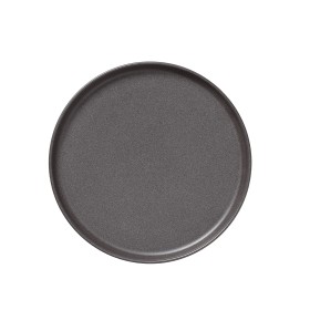 Assiette plate en grès - Ø 28 cm - Série One Stone Grey (lot de 6)
