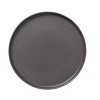 Assiette plate en grès - Ø 33 cm - Série One Stone Grey (lot de 4)