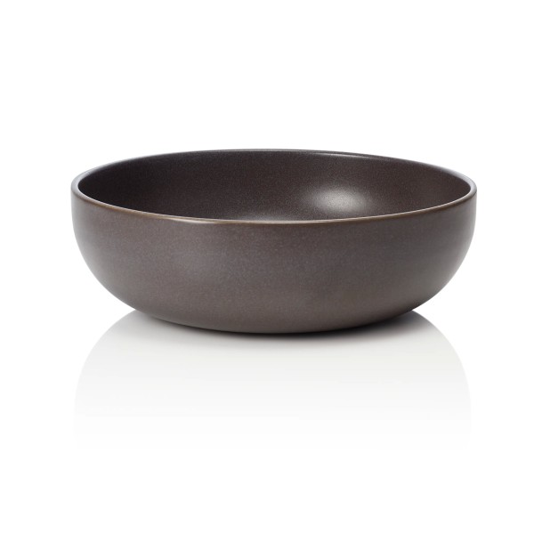 Assiette creuse en grès - Ø 26 cm - 2 L - Série One Stone Grey