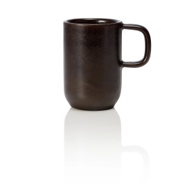 Mug en grès - 370 ml - Série One Metallic Brown (lot de 6)