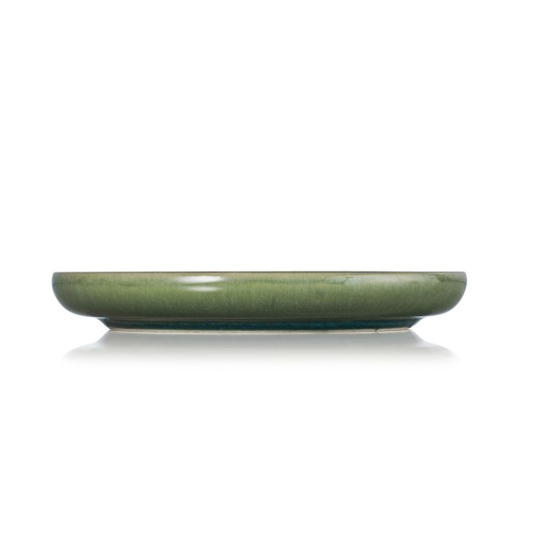 Assiette plate en grès - Ø 17,5 cm - Série One Myrtle Green (lot de 6)