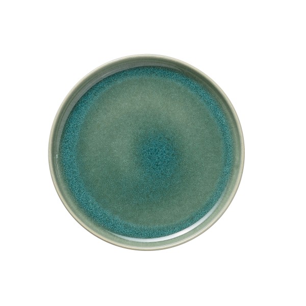 Assiette plate en grès - Ø 17,5 cm - Série One Myrtle Green (lot de 6)