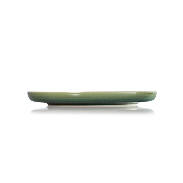 Assiette plate en grès - Ø 28 cm - Série One Myrtle Green (lot de 6)