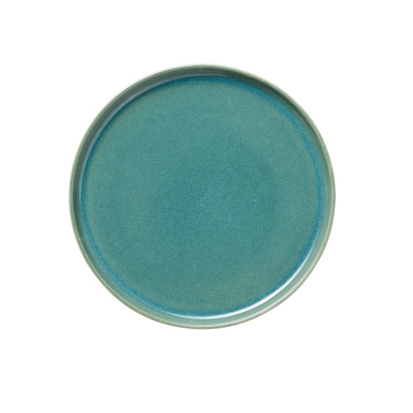 Assiette plate en grès - Ø 28 cm - Série One Myrtle Green (lot de 6)