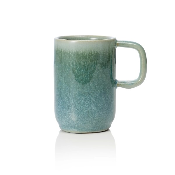 Mug en grès - 370 ml - Série One Myrtle Green (lot de 6)