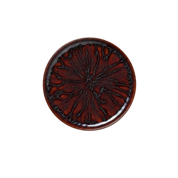 Assiette plate en grès - Ø 17,5 cm - Série One Amazonas (lot de 6)
