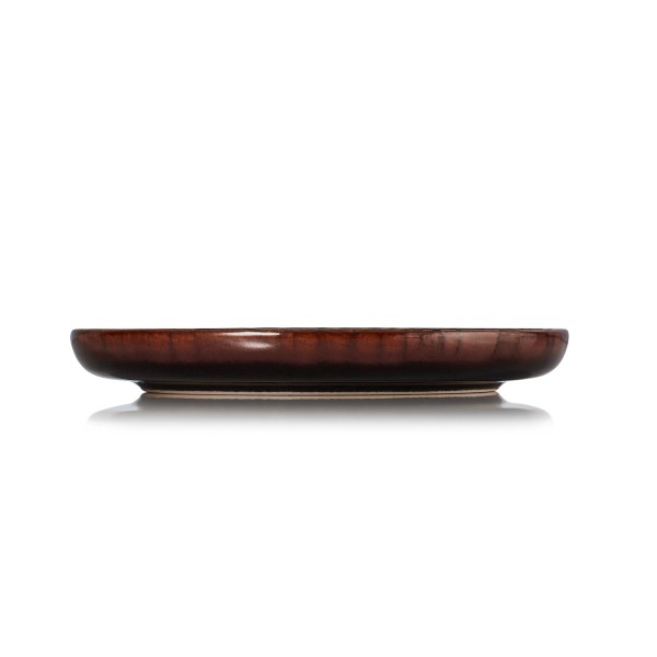 Assiette plate en grès - Ø 22 cm - Série One Amazonas (lot de 6)