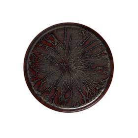 Assiette plate en grès - Ø 28 cm - Série One Amazonas (lot de 4)