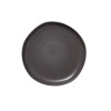 Assiette plate en grès - Ø 22 cm - Série Organic Stone Grey (lot de 6)