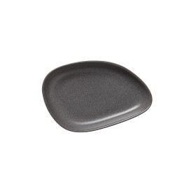 Assiette à dips - 14,5 x 9,5 cm - Série Organic Stone Grey (lot de 6)