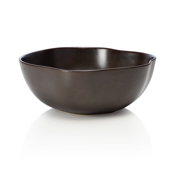 Saladier en grès - Ø 28 cm - 2 L - Série Organic Metallic Brown