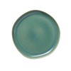 Assiette plate en grès - Ø 28 cm - Série Organic Myrtle Green (lot de 6)