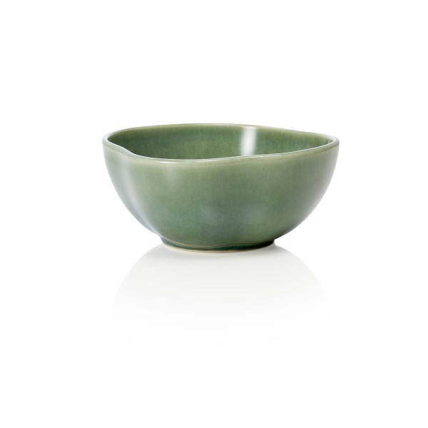 Bol en grès - Ø 16 cm - 500 ml - Série Organic Myrtle Green (lot de 6)