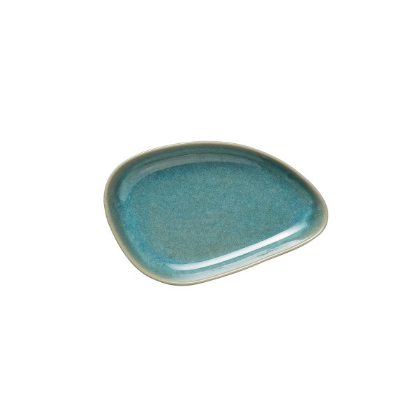 Assiette à dips - 14,5 x 9,5 cm - Série Organic Myrtle Green (lot de 6)