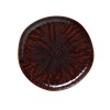 Assiette plate en grès - Ø 28 cm - Série Organic Amazonas (lot de 6)