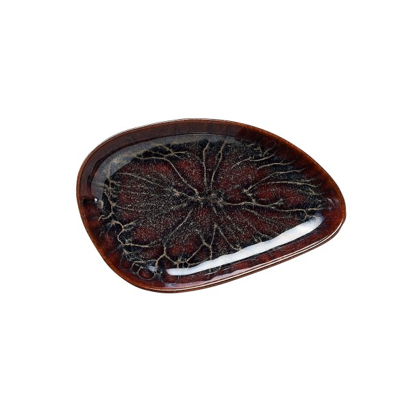 Assiette à dips - 14,5 x 9,5 cm - Série Organic Amazonas (lot de 6)