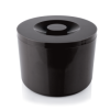 Seau à glace en plastique noir - 10 L