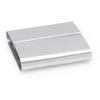 Porte-cartes inox chromé - 8 x 7,5 x 2,2 cm