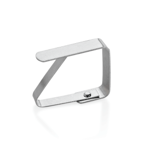 Pince à nappe inox - 4 cm (lot de 4)