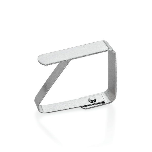 Pince à nappe inox - 4 cm (lot de 4)