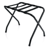 Porte-bagages acier poudré noir pliable - 65 x 40,5 x 54 cm