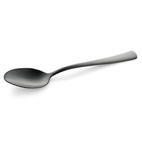 Cuillère à soupe inox 18/10 noir - série Hamburg Fresh (lot de 12)