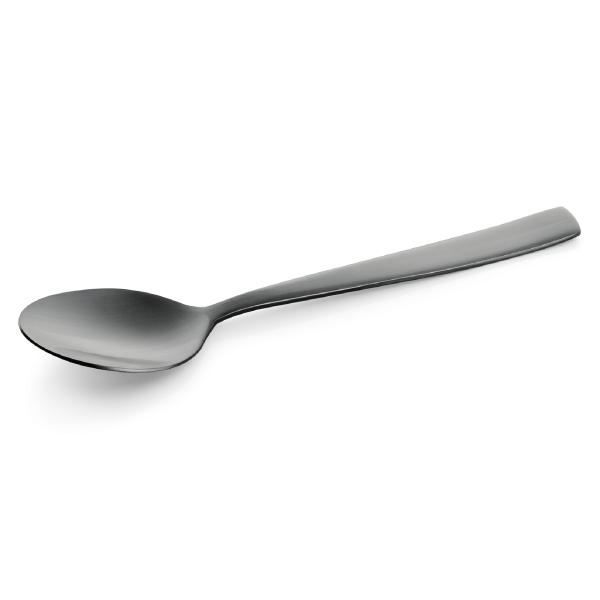 Cuillère à café inox 18/10 noir - série Hamburg Fresh (lot de 12)