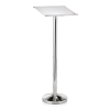Présentoir à menus inox chromé - 44 x 34,5 x 31 cm
