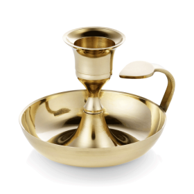 Bougeoir en laiton - Ø 10 cm - Hauteur 7 cm