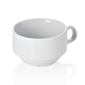Tasse en porcelaine - 180 ml - Ø 8,5 cm (lot de 6)