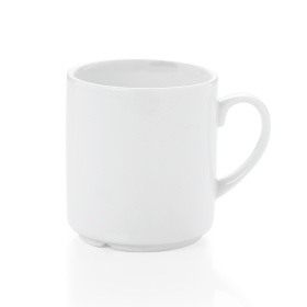 Mug en porcelaine empilable - 290 ml - Ø 7,8 cm (lot de 6)