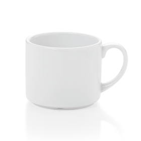 Mug en porcelaine empilable - 300 ml - Ø 8,5 cm (lot de 6)