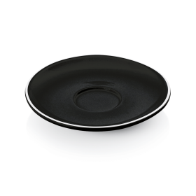 Soucoupe en porcelaine noire pour réf. 4998 009 (lot de 6)