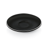 Soucoupe en porcelaine noire pour réf. 4998 009 (lot de 6)