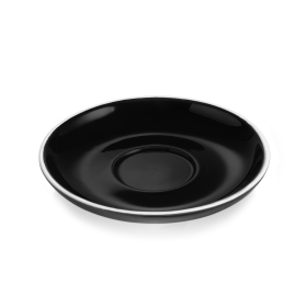 Soucoupe en porcelaine noire pour réf. 4998 018 (lot de 6)