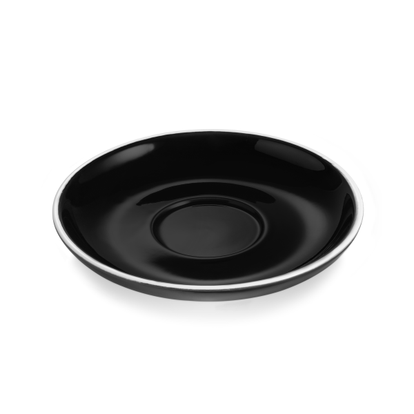 Soucoupe en porcelaine noire pour réf. 4998 018 (lot de 6)