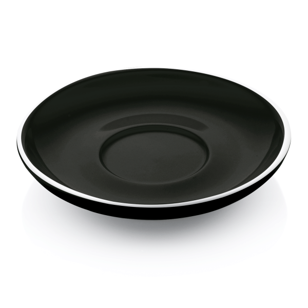 Soucoupe en porcelaine noire pour réf. 4998 020 et réf. 4998 028 (lot de 6)