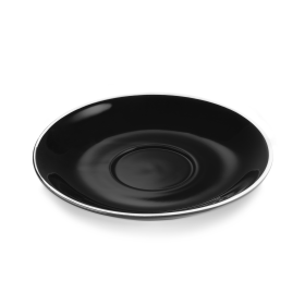 Soucoupe en porcelaine noire pour réf. 4998 035 (lot de 6)