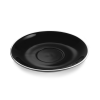 Soucoupe en porcelaine noire pour réf. 4998 035 (lot de 6)