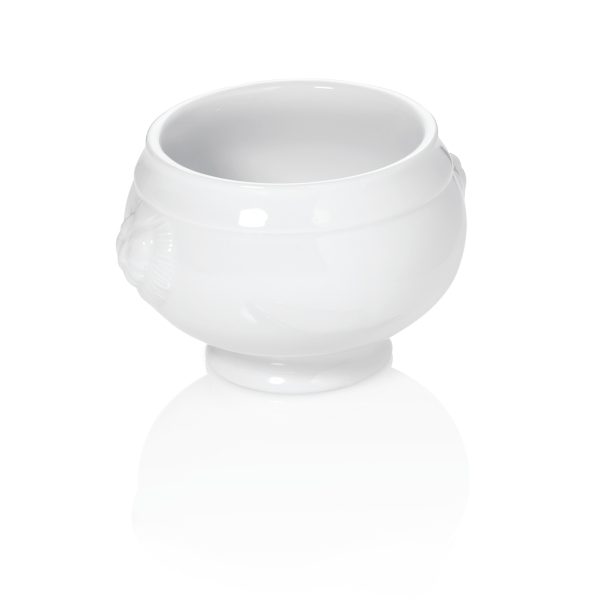 Bol tête de lion en porcelaine - Ø 13,5 cm - 0,5 L (lot de 6)