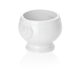 Bol tête de lion en porcelaine - Ø 19,5 cm - 1 L