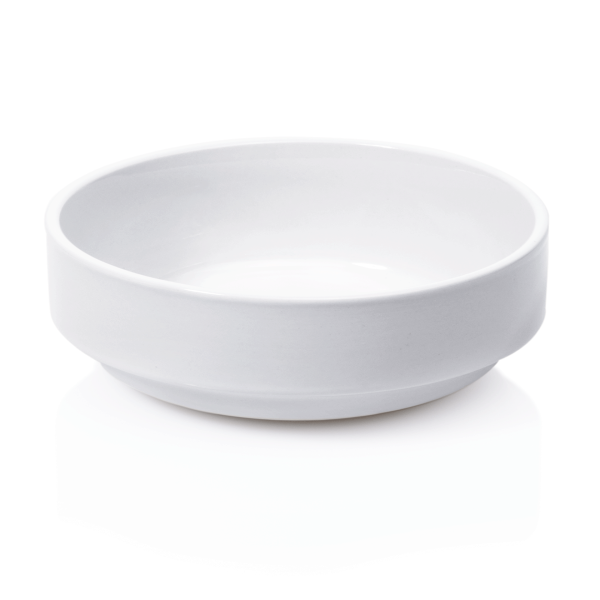Bol en porcelaine fond plat - Ø 18 cm - 1 L (lot de 4)