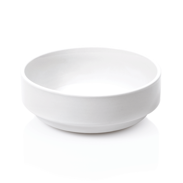Bol en porcelaine bords droits - Ø 12 cm - 250 ml (lot de 6)