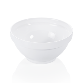 Saladier en porcelaine blanc - Ø 25 cm - 3 L (lot de 4)