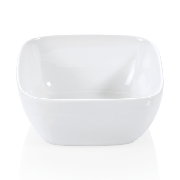 Saladier carré en porcelaine - 23 x 23 cm - 2,8 L (lot de 3)
