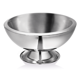 Seau à champagne sur pied inox chromé - 15 L