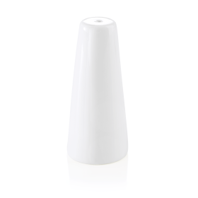 Poivrière conique en porcelaine - Ø 3,5 cm - 8,5 cm (lot de 12)