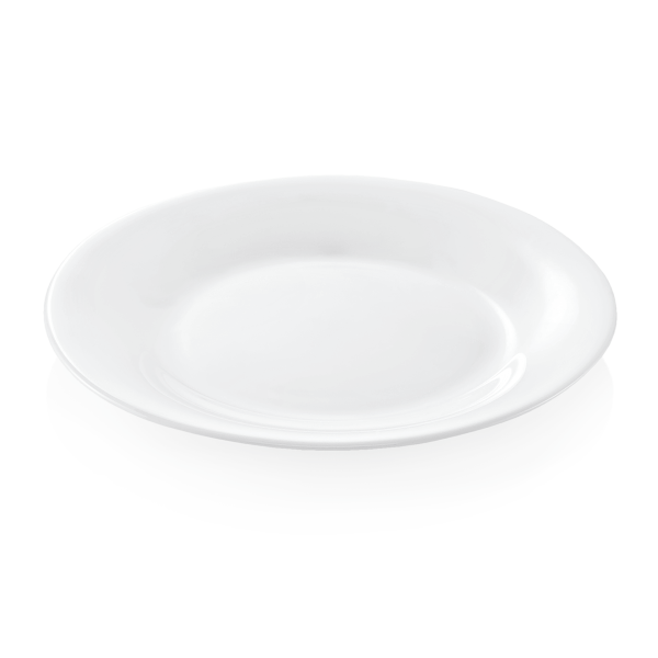 Assiette plate en verre trempé - Ø 17,5 cm (lot de 6)