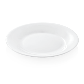 Assiette plate en verre trempé - Ø 20 cm (lot de 6)